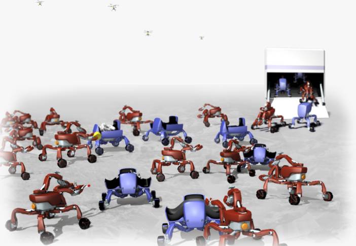 Roboterschwarm